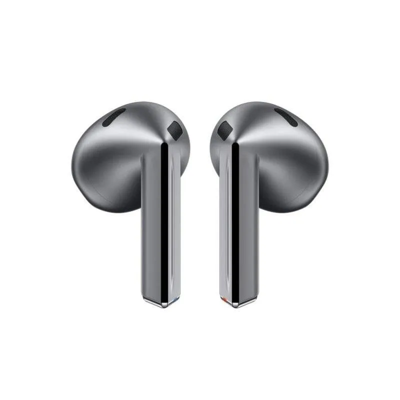 Auriculares Samsung Galaxy Buds3 sem fios Bluetooth com Cancelamento de Ruído, microfone e IP57, prata