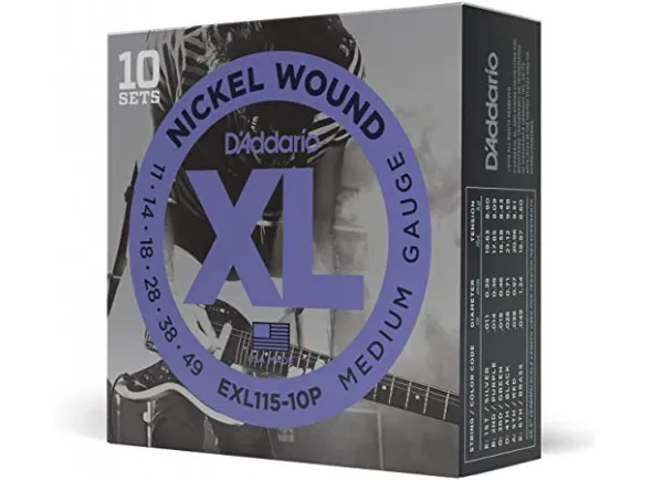D´Addario EXL115-10P