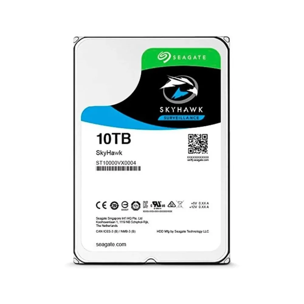 Disco Rígido 3.5" Seagate SkyHawk 10 TB 7200RPM SATA III