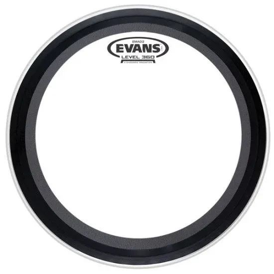 Evans 24" EMAD2 Clear