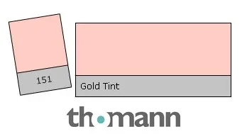 Lee Filter Roll 151 Gold Tint