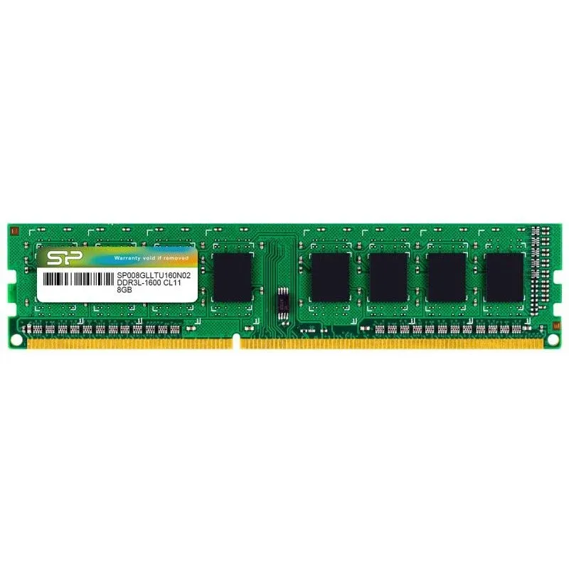 Memória RAM Silicon Power SP008GLLTU160N02 8GB DDR3L 1600MHz UDIMM PC3L-12800 CL11