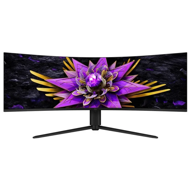 Monitor Curvo TCL 57R94 57" Ultrawide Dual 4K MiniLED 120Hz Preto