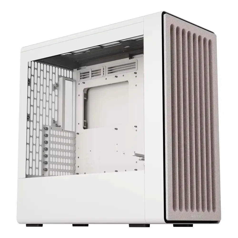 Caixa Extended-ATX HAVN BF 360 Tempered Glass Branca