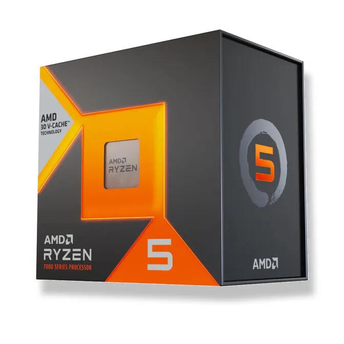 Processador AMD Ryzen 5 7600X3D 6-Core (4.1GHz-4.7GHz) 102MB AM5