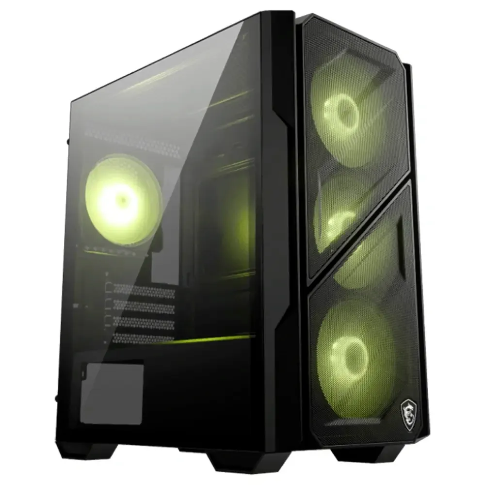 Caixa Micro-ATX MSI MAG Forge M110R Airflow Tempered Glass Preta
