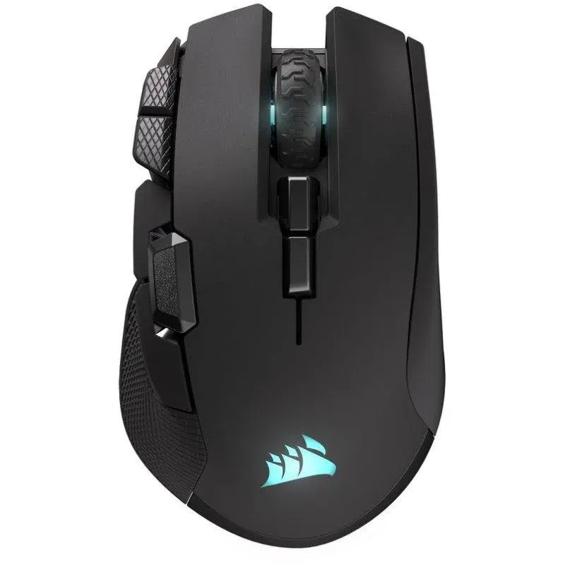 Rato Corsair IRONCLAW WIRELESS SE Wireless Bluetooth USB-C 26000 DPI Preto RGB 10 Botões