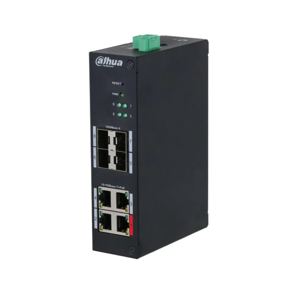Switch Dahua 8 Portas Gigabit PoE - DH-HS4408-4ET-60
