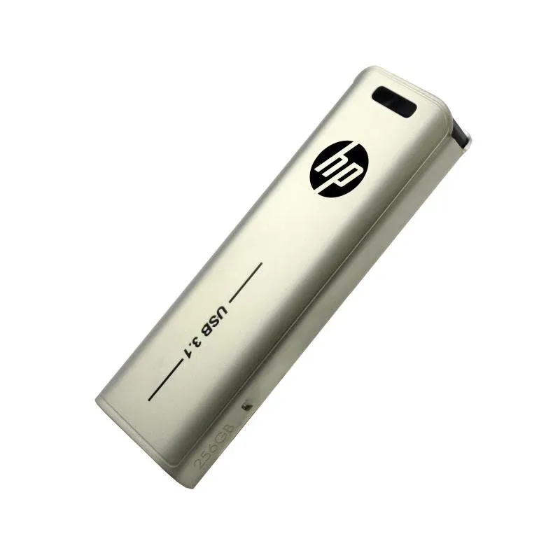 Pen Drive Unidade Flash USB HP x796w 256GB USB 3.2 Gen 1 Prateada