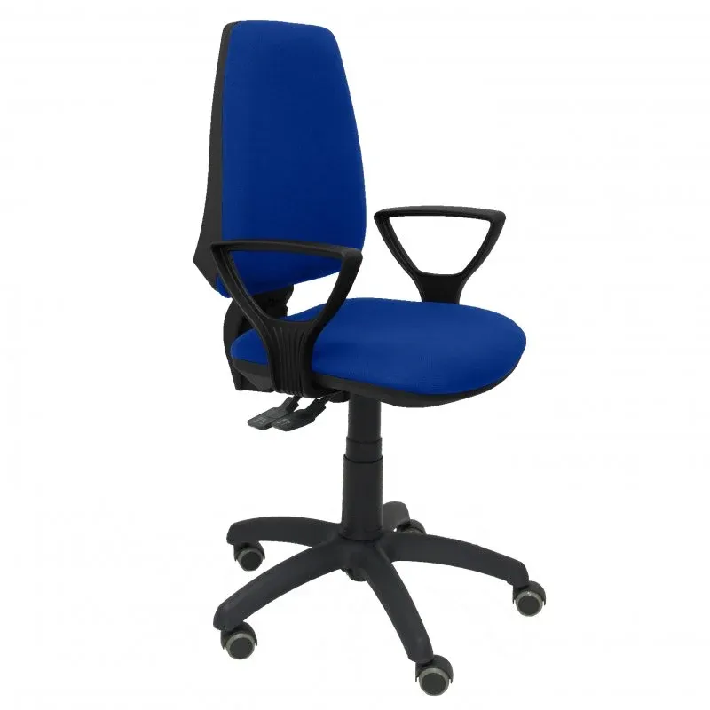 Piqueras y Crespo Elche S Cadeira Bali Azul Braços Fixos Rodas de Parquet