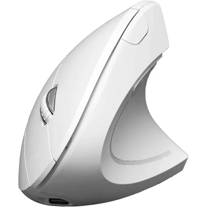 Subblim Glide Vertical Ergo Dual Rato Vertical Ergonómico Sem Fios para Destros 1600 DPI Branco