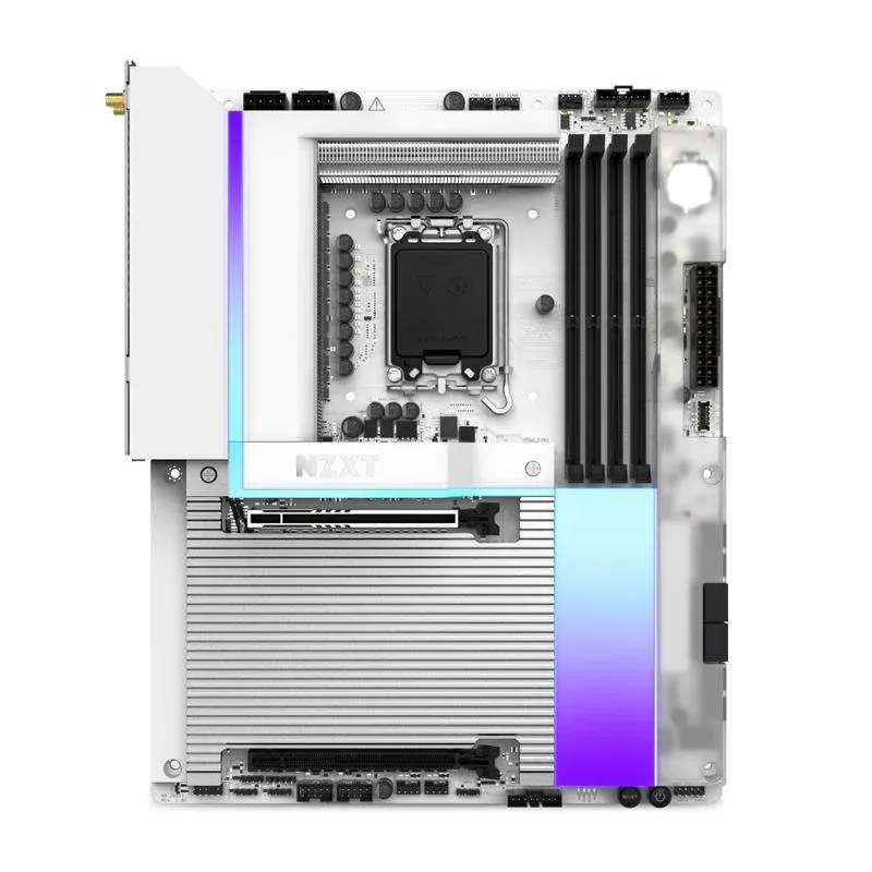 Motherboard NZXT N9 Z890 Intel Z890 LGA 1851 DDR5 ATX WiFi 7 5GbE Thunderbolt RGB