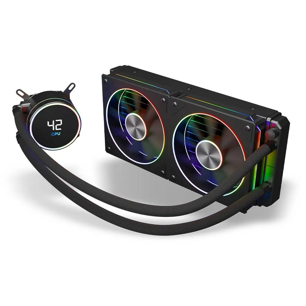 Water Cooler CPU Zolyd Hyperflow ARGB All-In-One 240mm Preto
