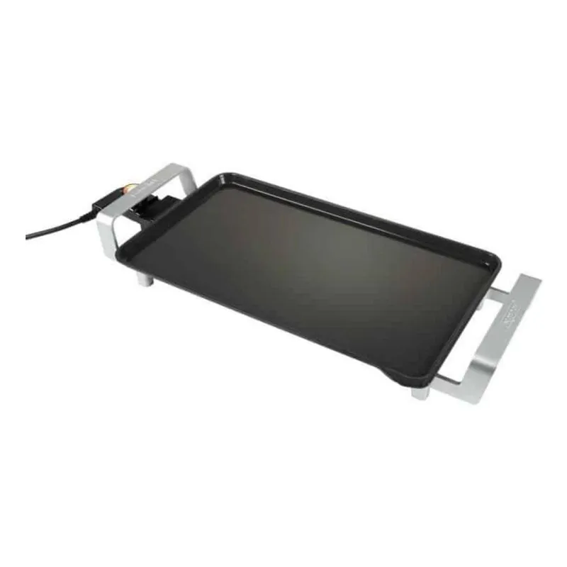 Placa Elétrica Bourgini 10.2009.00 Antiaderente 1 Zona 2500W Preta Prateada