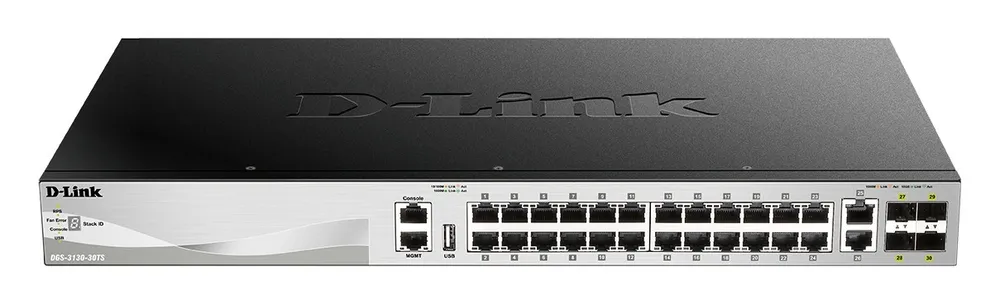 D-Link DGS-3130-30TS/E network switch Managed L3 DGS-3130-30TS/E