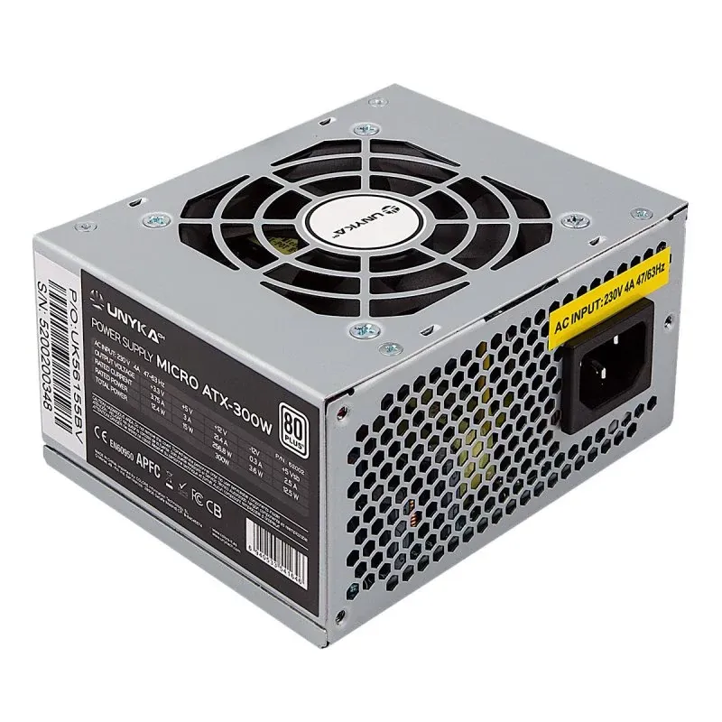 Fonte de Alimentação SFX 300W 85% Eficiente