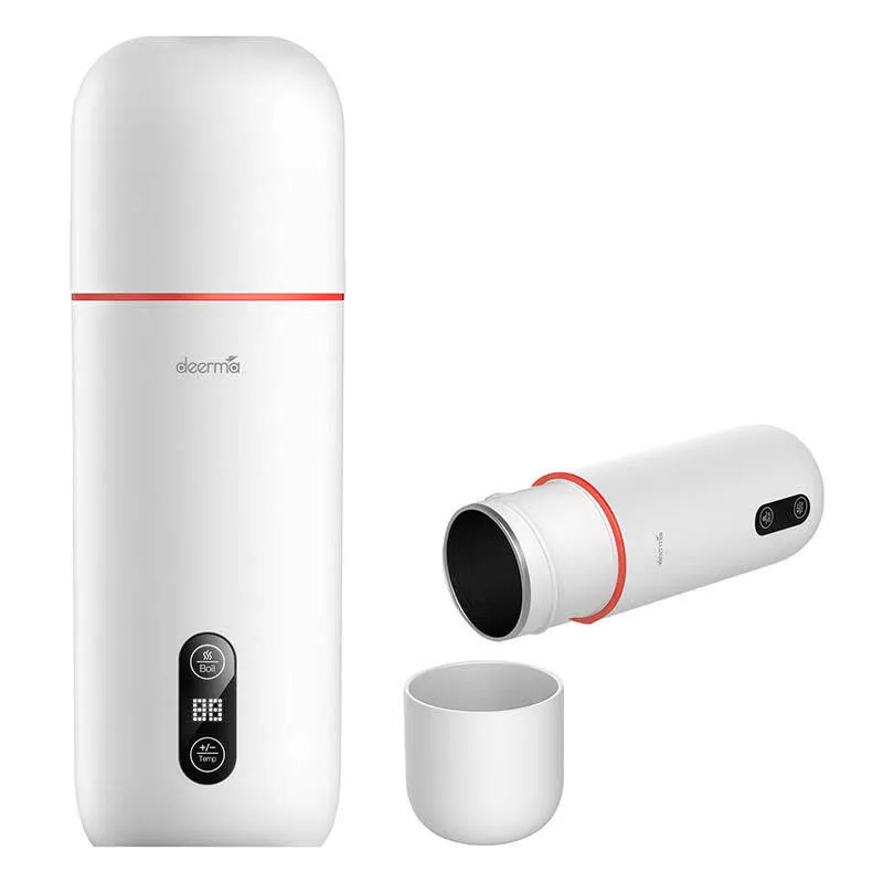 Mini Chaleira Elétrica / Garrafa Térmica Deerma DR035S c/ Visor 300W (350ml) - XIAOMI