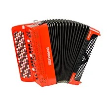 Acordeão de Botões Roland FR4XB V-Accordion® Vermelho