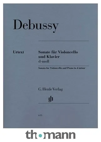 Henle Verlag Debussy Cellosonate