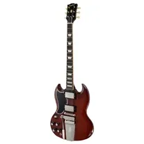 Epiphone 1964 SG Standard with Maestro Vibrola Reissue - LH Cherry Red