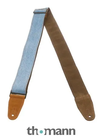 Levys Denim Strap 2" Light Blue