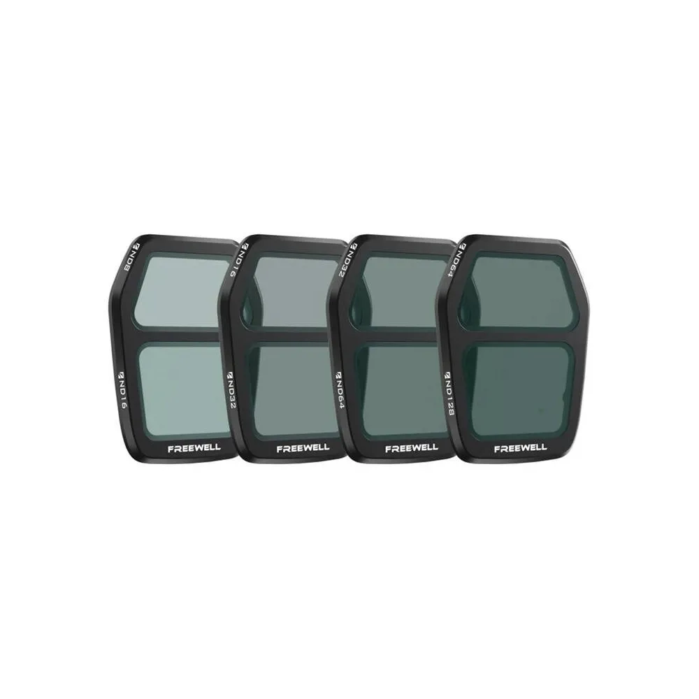 Freewell Conjunto de 4 filtros ND divididos para DJI Air 3S