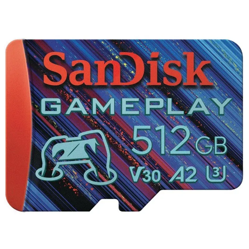 SanDisk GamePlay microSDXC 512GB UHS-I A2 V30 Classe 10