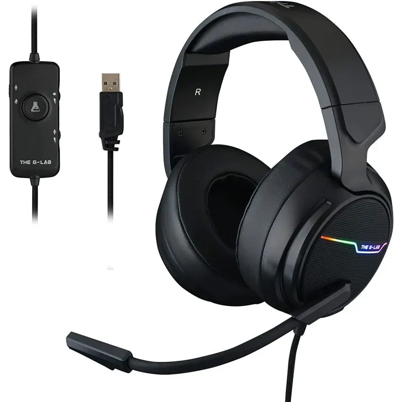 The G-Lab Korp Thallium Headset Gaming 7.1 RGB para PC/PS4