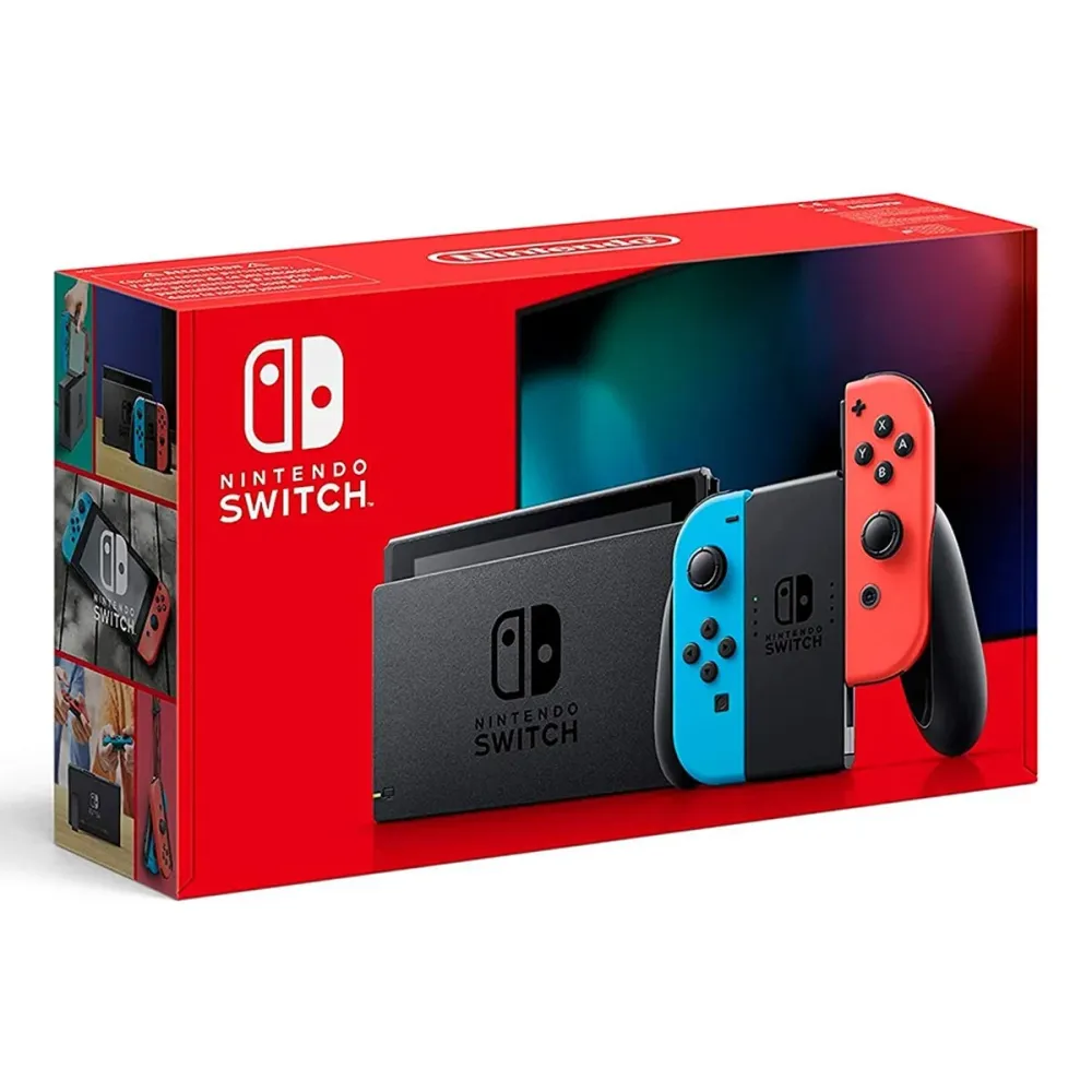 Consola Nintendo Switch Neon V2 2019 Azul/Vermelha