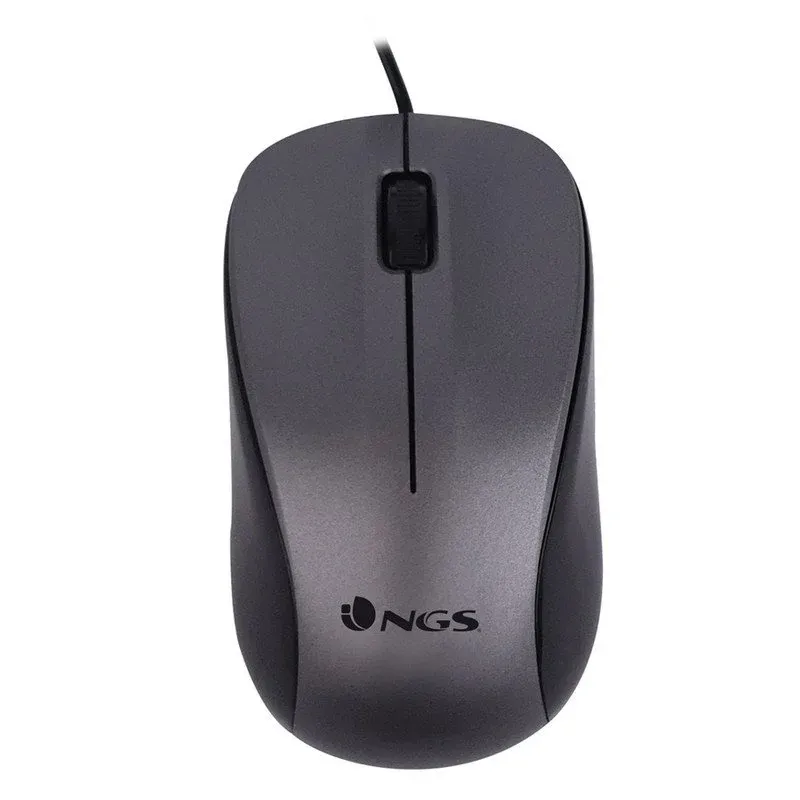 NGS Wired Crew Rato Ótico 1200DPI Preto