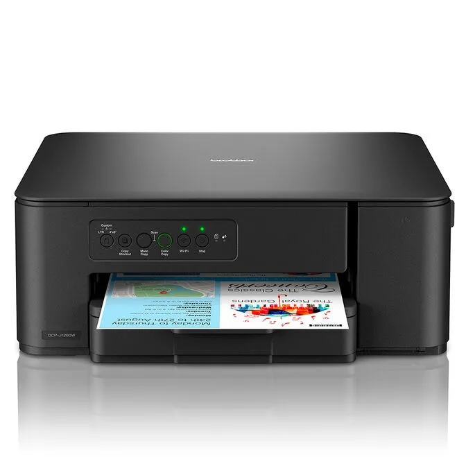 Impressora Multifunções a Jato de Tinta Brother DCP-J1260W WiFi