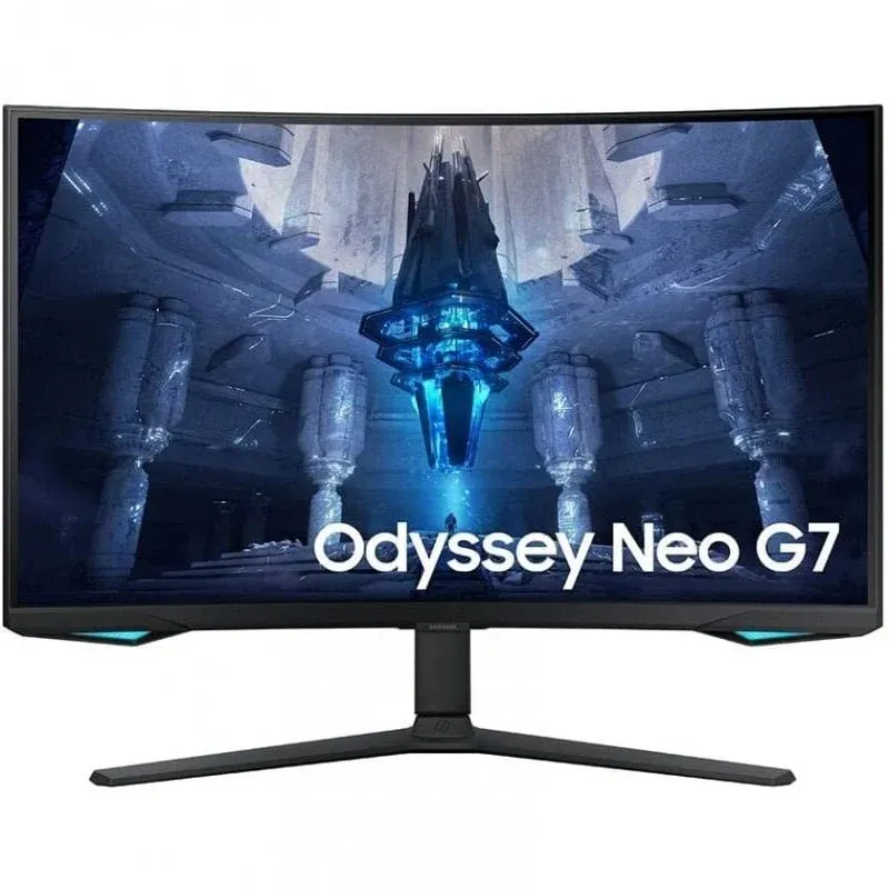 Monitor Samsung Odyssey Neo G7 LS32BG750NPXEN 32" Mini LED UltraHD 4K 165Hz FreeSync Premium Pro Curva