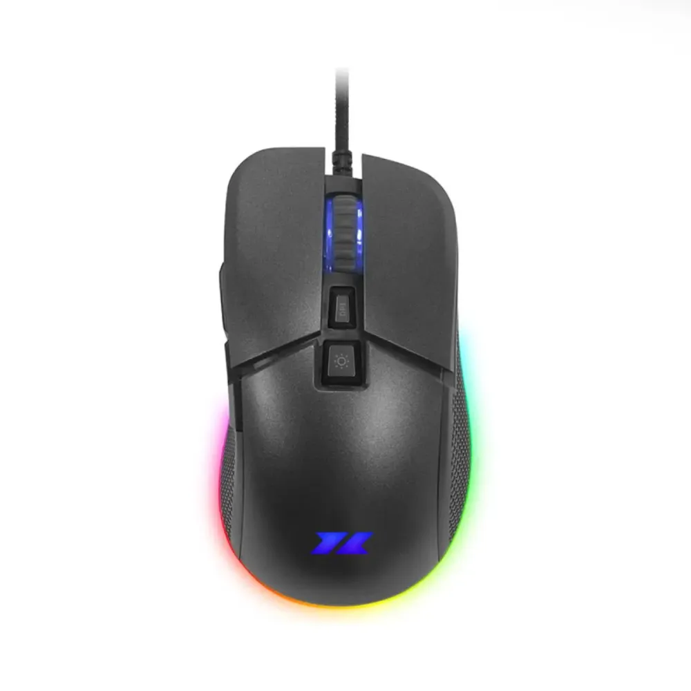 Rato Gaming 1Life gm:nuke 6400 DPI RGB Preto