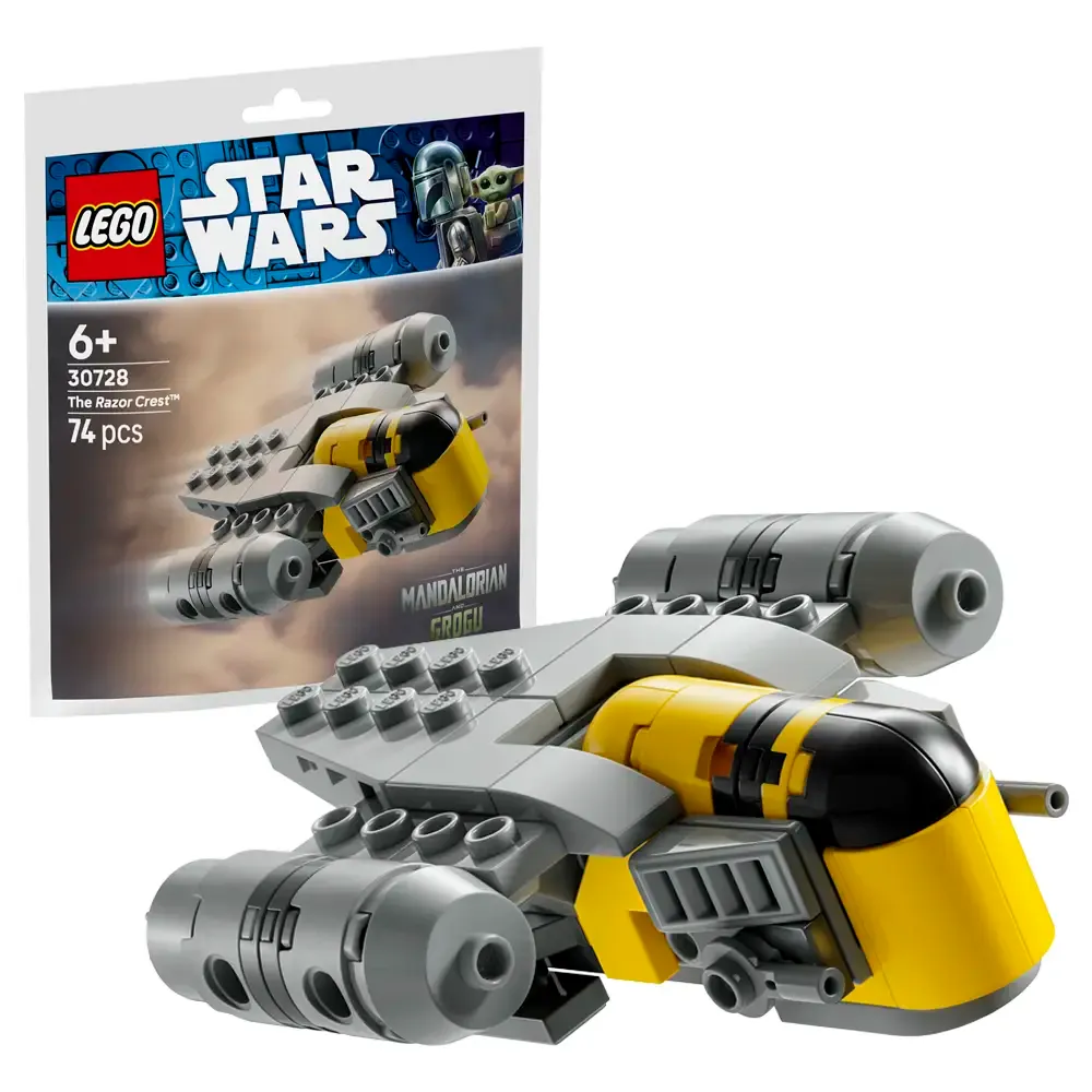 LEGO Star Wars: Minimodelo da The Razor Crest | Idades 6+ | 74 Peças | Item 30728