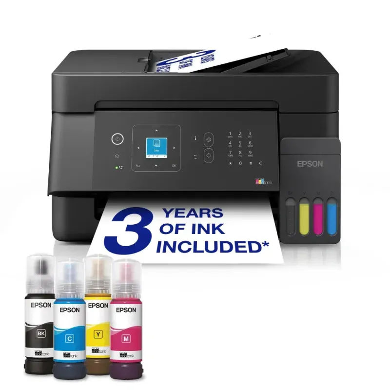 EPSON EcoTank ET-4900 color Multifunction Printer 4in1 10ppm