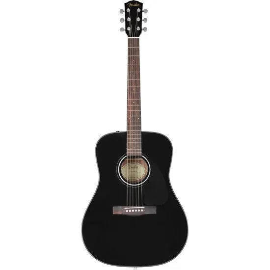 Fender CD 60 Dread V3 WN BLK c/estojo