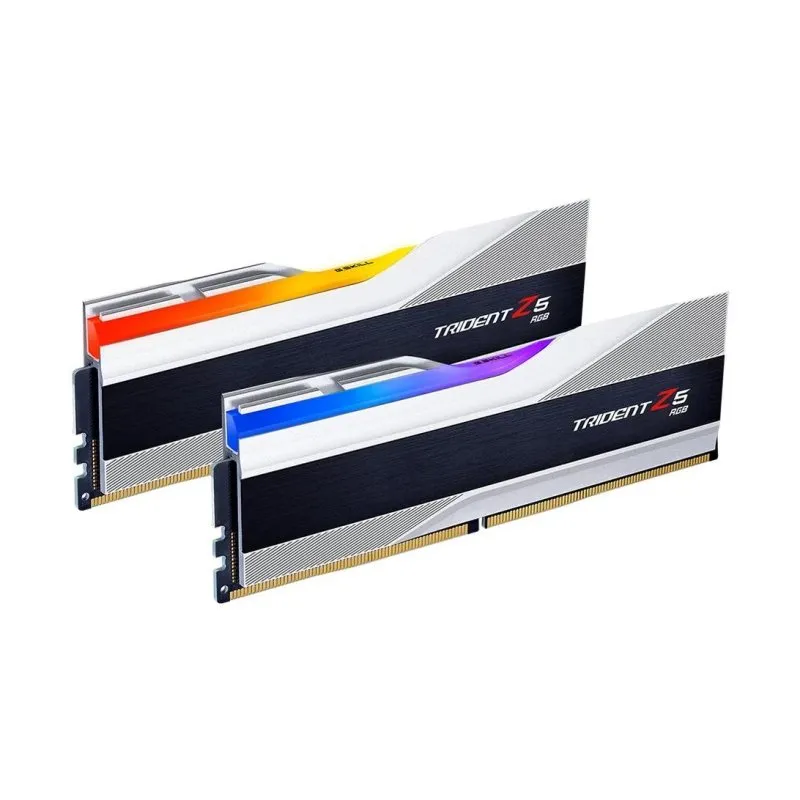 Memória RAM G.Skill Trident Z5 RGB 64GB (2x32GB) DDR5 6000MHz CL32 Canal Duplo Multicor Dissipador