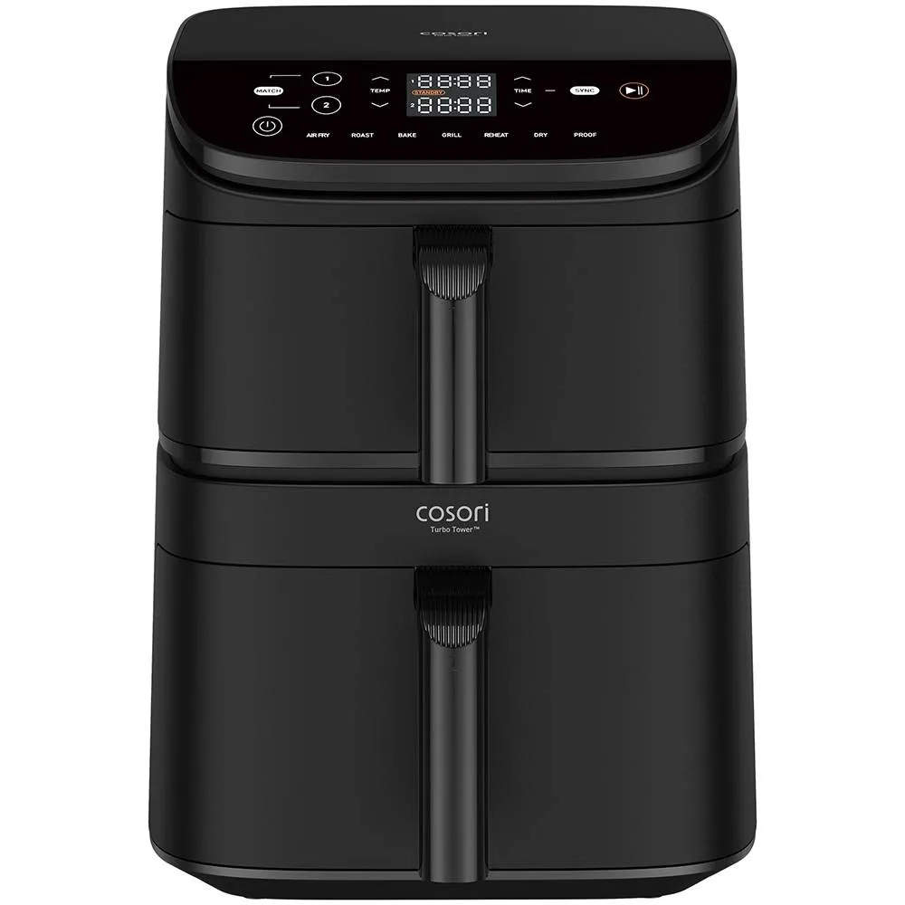 Fritadeira Air Fryer (Sem Óleo) COSORI Turbo Tower 10.8L 2630W Preta
