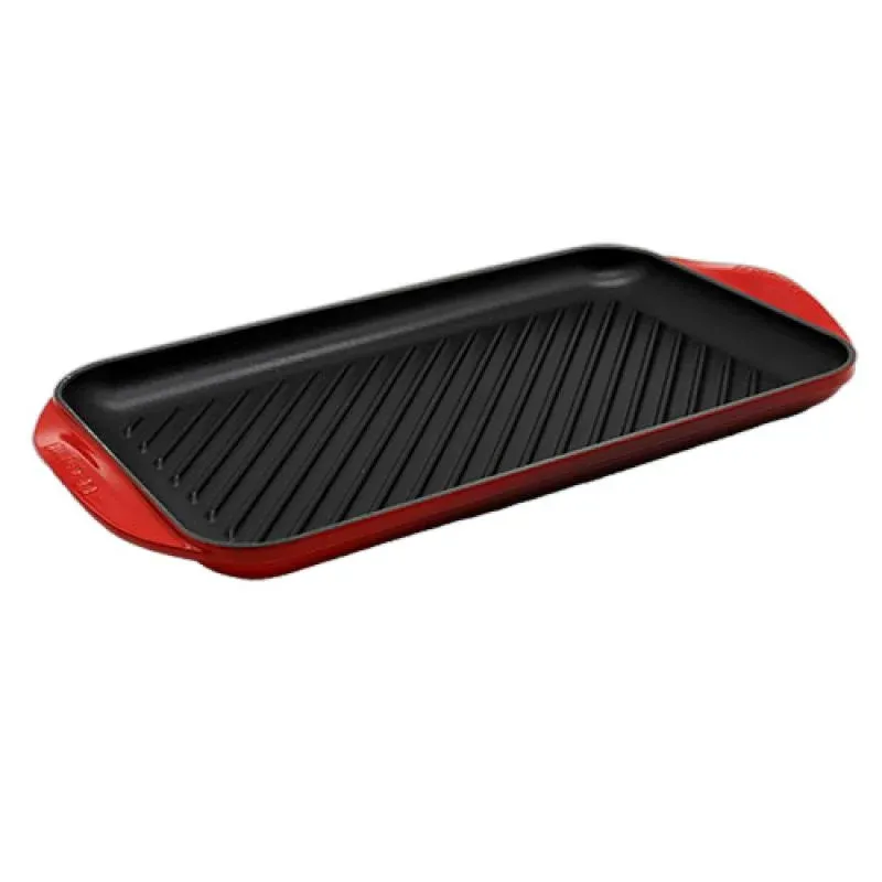 Placa para grelhar le creuset extra large 47x25x32cm vermelh