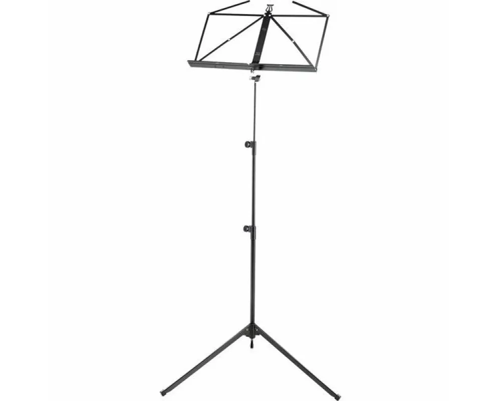 K&amp;M 100/1 Black Music Stand Black