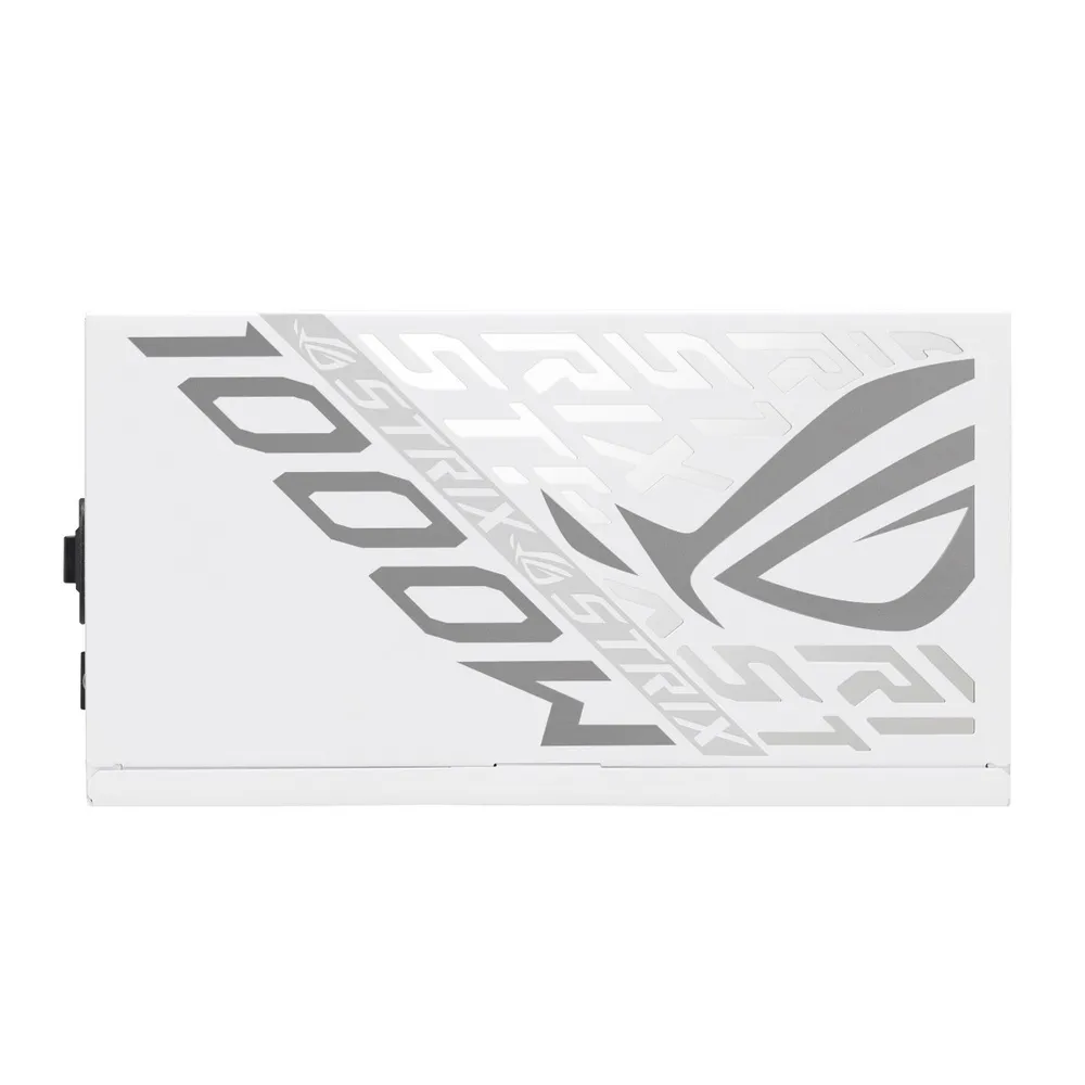 Fonte Alimentação ASUS ROG STRIX 1000P White Edition ATX 3.1 PCIe 5.1 1000W 80 Plus Platinum Modular