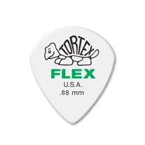 Palheta Jim Dunlop 468P Tortex Flex Jazz III 0.88 Branco Pack 12-Un