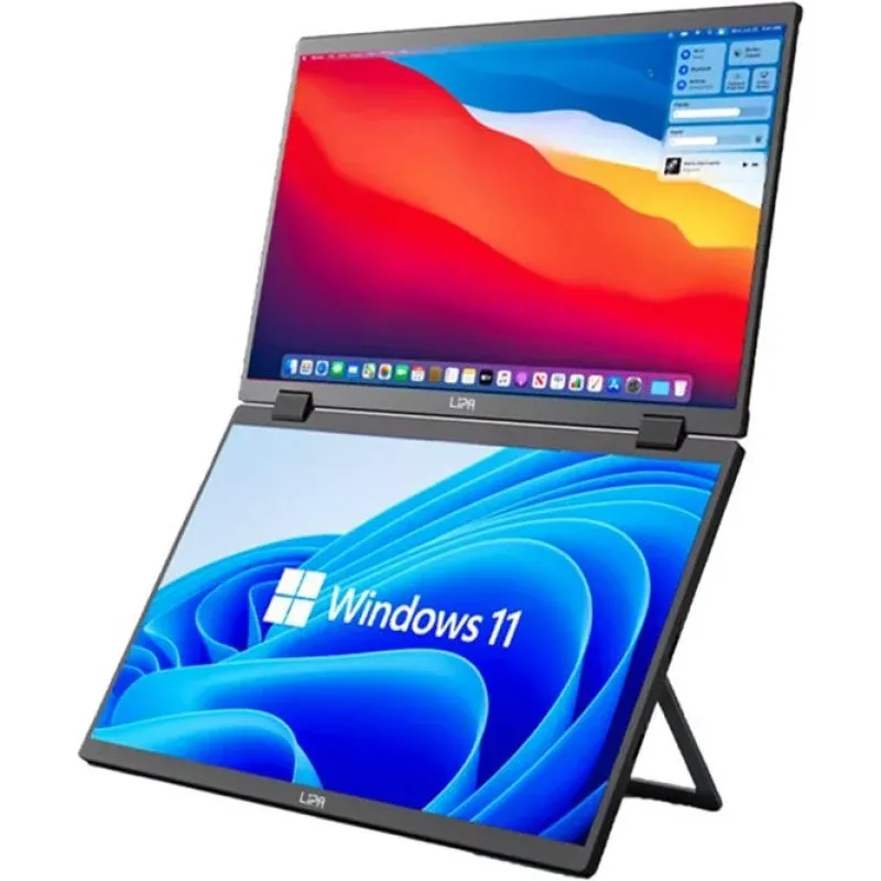 Lipa HDR-72 Monitor Portátil Dual Dois Ecrãs 15.6" LED IPS FullHD