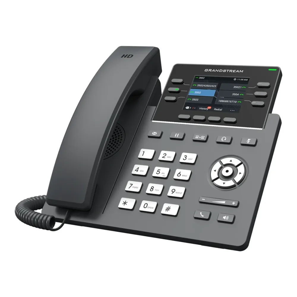 Telefone IP Grandstream GRP2613 PoE Preto