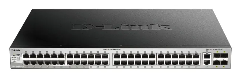 Switch D-LINK 48 X 10/100/1000BASE-T PORTS LAYER 3 STACKABLE MANAGED GIGABIT + 2x 10GB