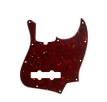 Pickguard Fender Jazz Bass 10 Hole Mount w/ Truss Rod Notch Tortoise Shell