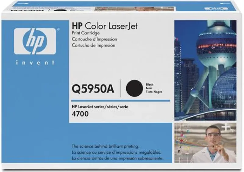 Toner HP Color LaserJet Q5950A Cartucho de Impressão para CLJ 4700 até 11000 páginas
