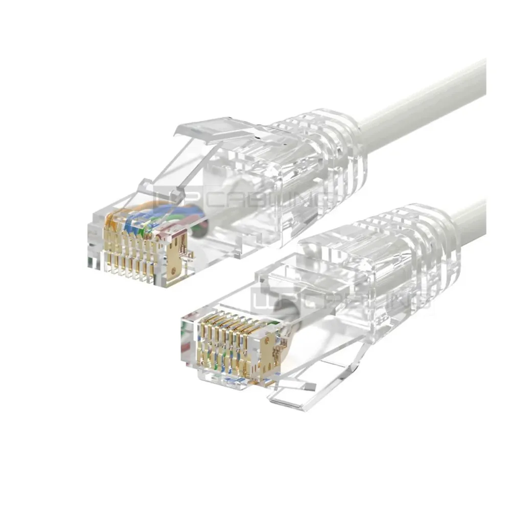 Cabo de Rede WP Rack Cat.6A U/UTP Slim 1.0m Branco
