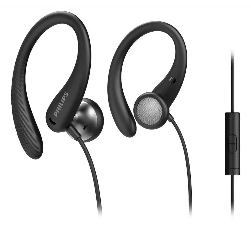 PHILIPS EARPHONE SPORTS C/ MICRO PRETO TAA1105BK #