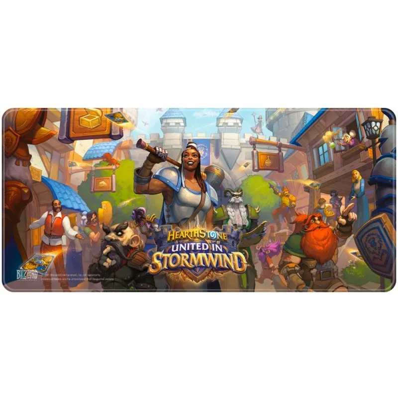 Mousepad FS Holding Ltd Ventormenta Hearthstone Tecido Speed com Base Antiderrapante e Margens Cosidas